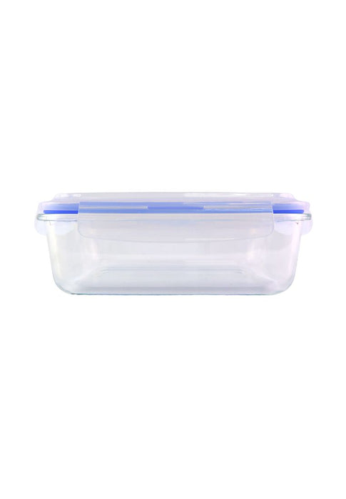 Rectangular Borosilicate Glass Food Container with PP Lid - 1520ml