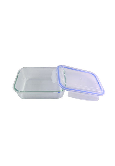 Rectangular Borosilicate Glass Food Container with PP Lid - 1520ml