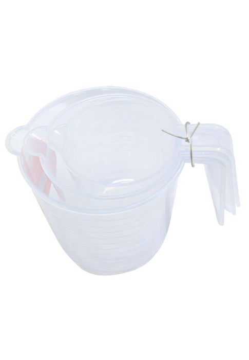 Smart Cook 3piece Plastic Measuring Cups - Transparent