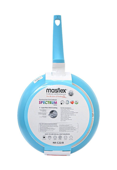 Masflex Spectrum Induction Fry Pan - Blue