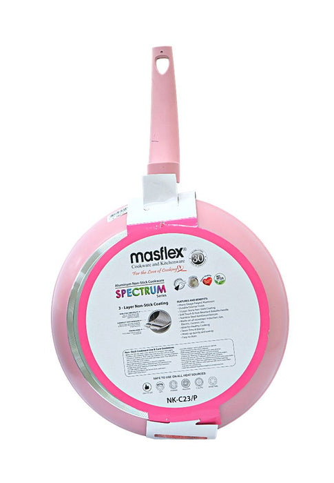 Masflex Spectrum Induction Fry Pan - Pink