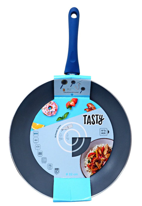 Tasty Non-stick Fry Pan with Oil Dosage System