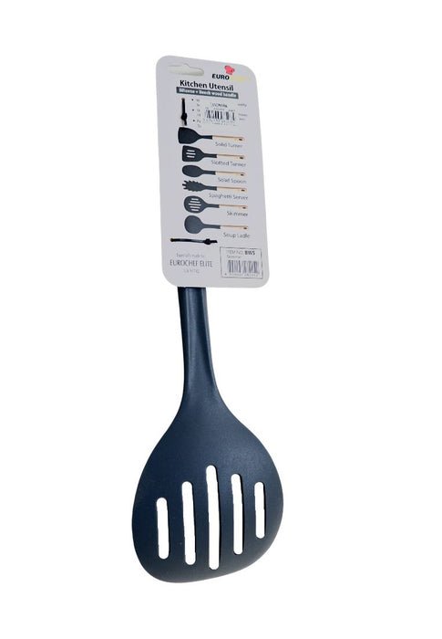 Eurochef Silicone Skimmer With Beech Wood Handle