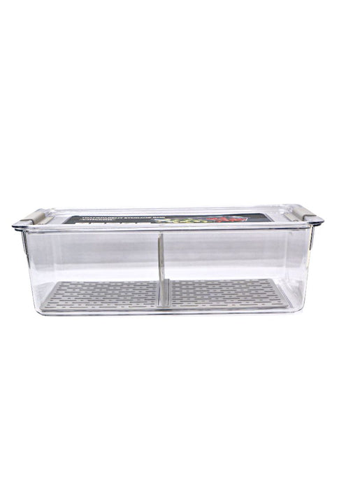 Cuisson PET Fridge Container with Lid and 3 Mini Storage 33 x 17 x 10cm