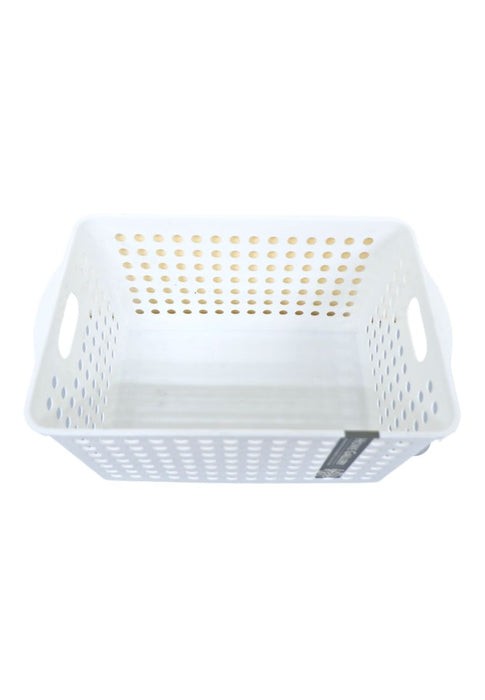 Home Gallery Storage Basket - White 28 x 16 x 15cm