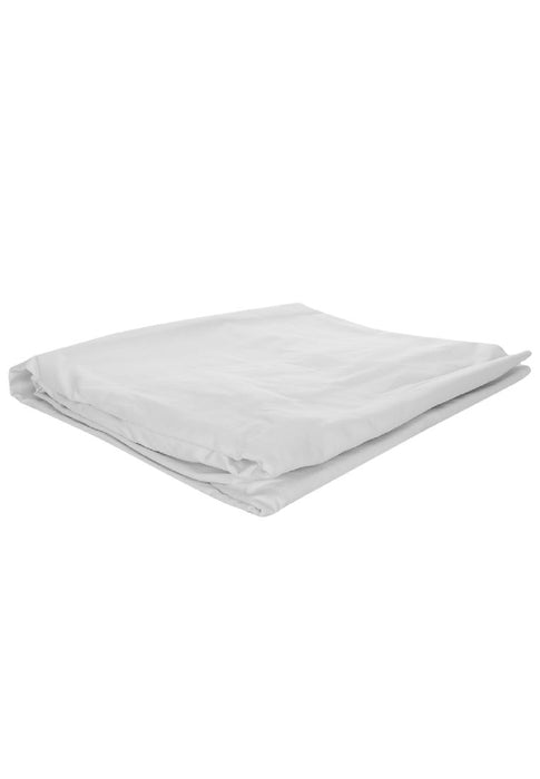 Earth Series Fitted and Flat Bed Sheet Full 72 x 108" with 2piece Pillow Case - Plain White