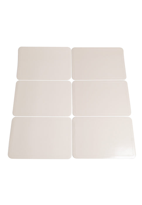 Landmark 6 Piece Placemat Heat Seal PVC with Matte Surface