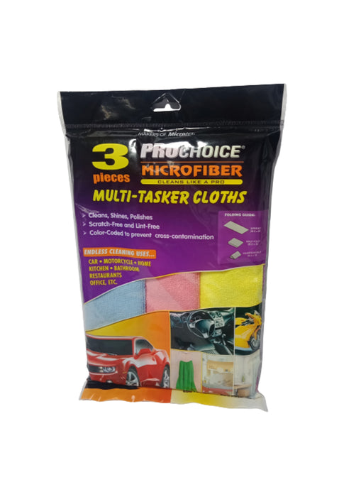 Microtex Prochoice Microfiber Multi-Tasker Cloth 3Pcs