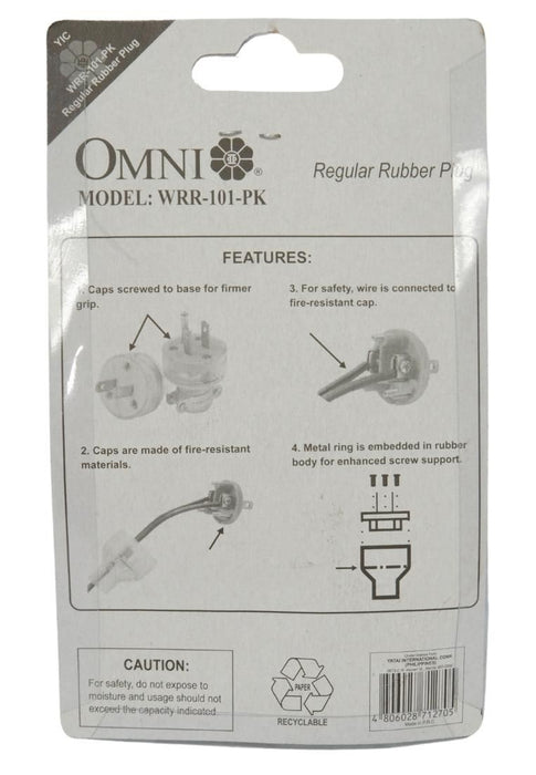 Omni Regular Rubber Plug