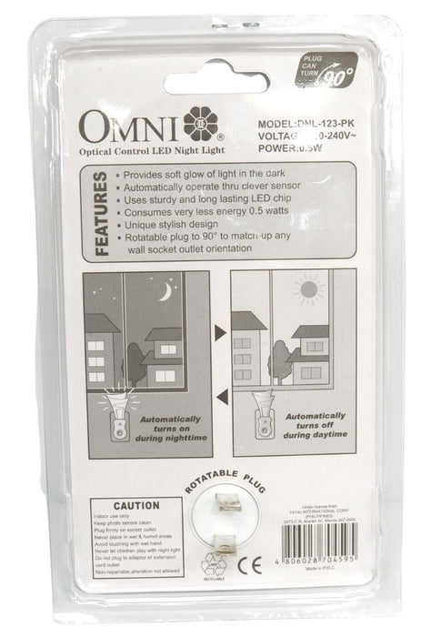 Omni Led Night Light with Built In Light Sensor