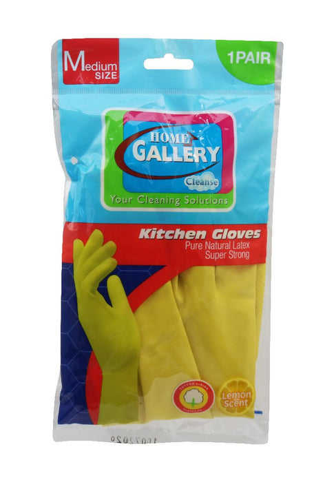Kitchen Gloves Medium - Yellow