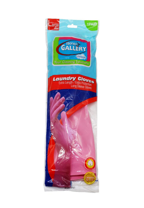 Laundry Gloves Large - Pink