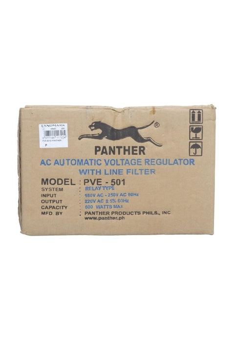 Panther Automatic Voltage Regulator with Power On Delay - 500 Watts