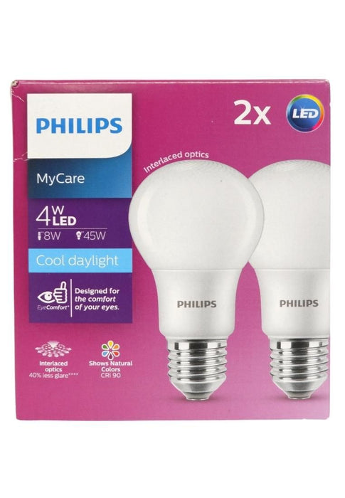 Philips My Care Led Bulb E27 Dl 6500K 230V 2Pack