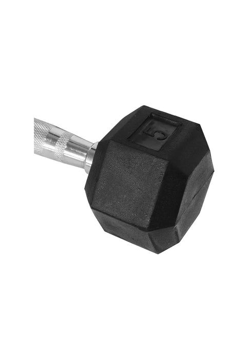 Rubber Hex Dumbbell 5 lbs